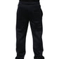 Black Polyester Jogger Men Sweatpants Pants