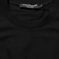 Black Long Sleeves Crew Neck Pullover Sweater