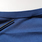Blue Silk DG Logo Crew Neck Pullover Sweater