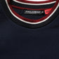 Blue Red Paneled 'Royals' Patch Sweatshirt Sweater