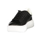 Black Polyurethane Women's Sneaker