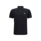 Black Cotton Polo Shirt