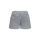 Gray Polyamide Bermuda Shorts