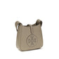 Beige Calf Leather Bos Taurus Shoulder Bag