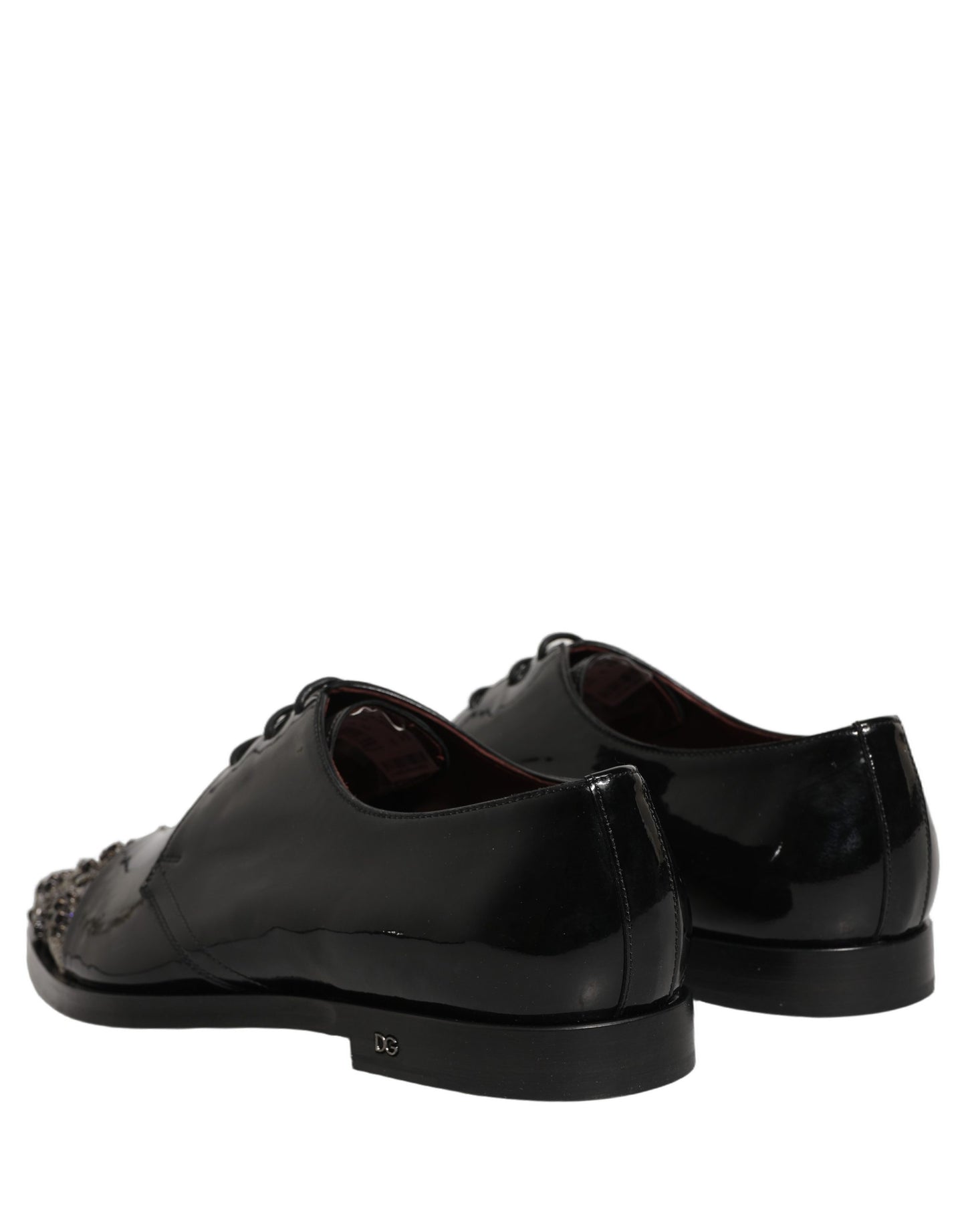 Black Embellished Men Derby Dress Formal Shoes