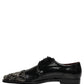 Black Embellished Men Derby Dress Formal Shoes