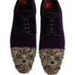 Violet Suede Embellished Derby Dress Shoes