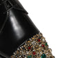 Black Embellished Derby Dress Formal Shoes