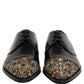 Black Embellished Derby Dress Formal Shoes