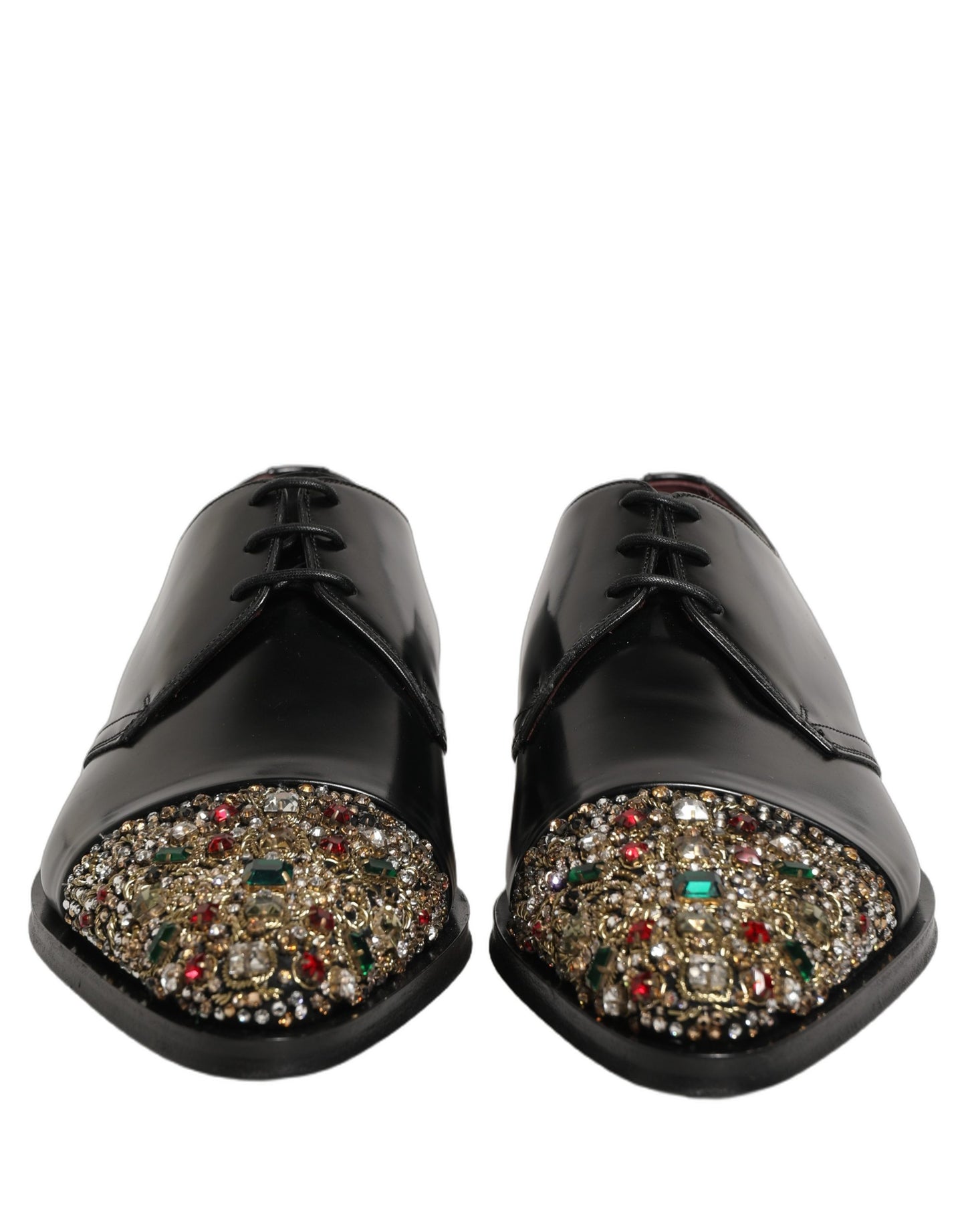 Black Embellished Derby Dress Formal Shoes