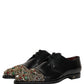 Black Embellished Derby Dress Formal Shoes