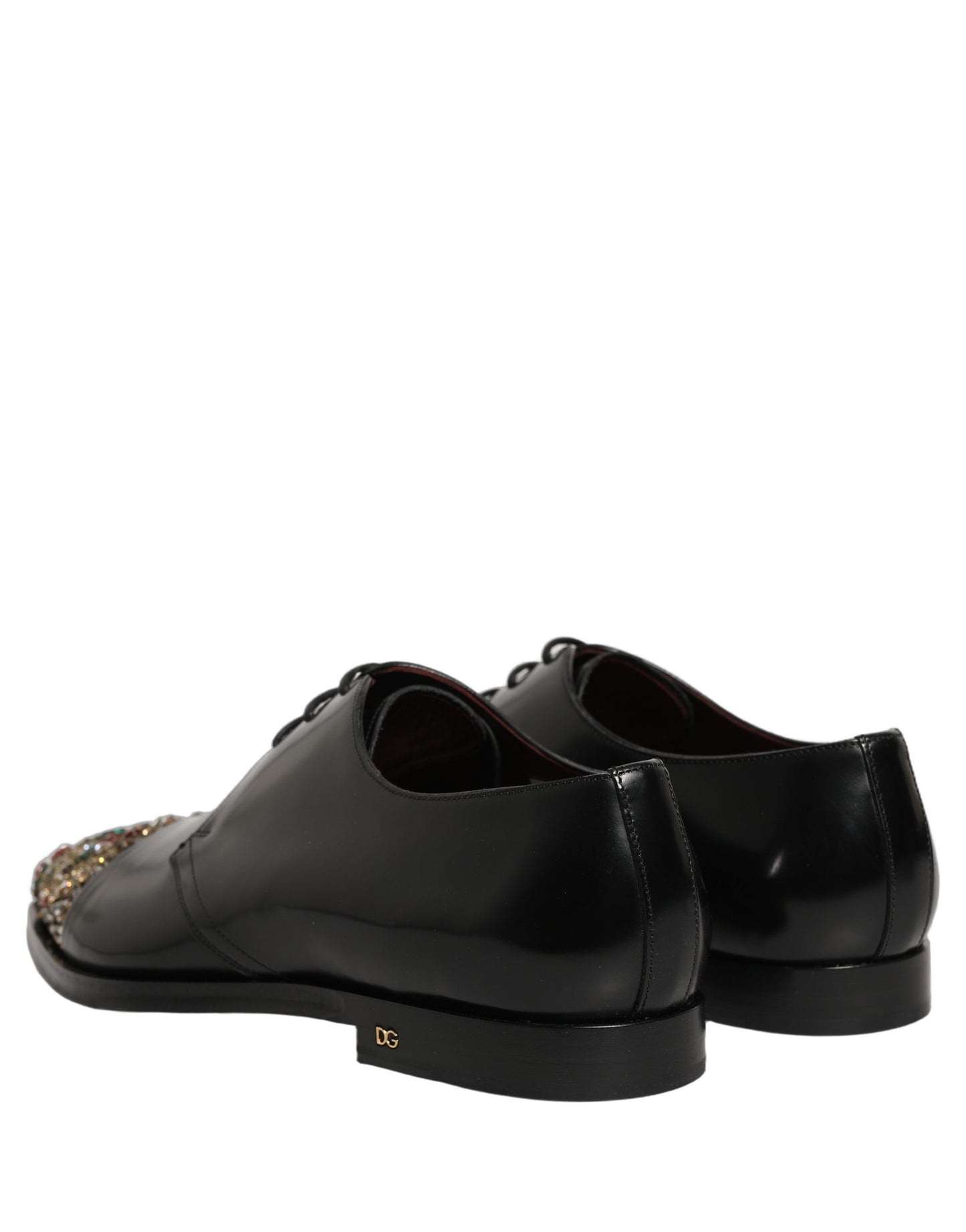 Black Embellished Derby Dress Formal Shoes