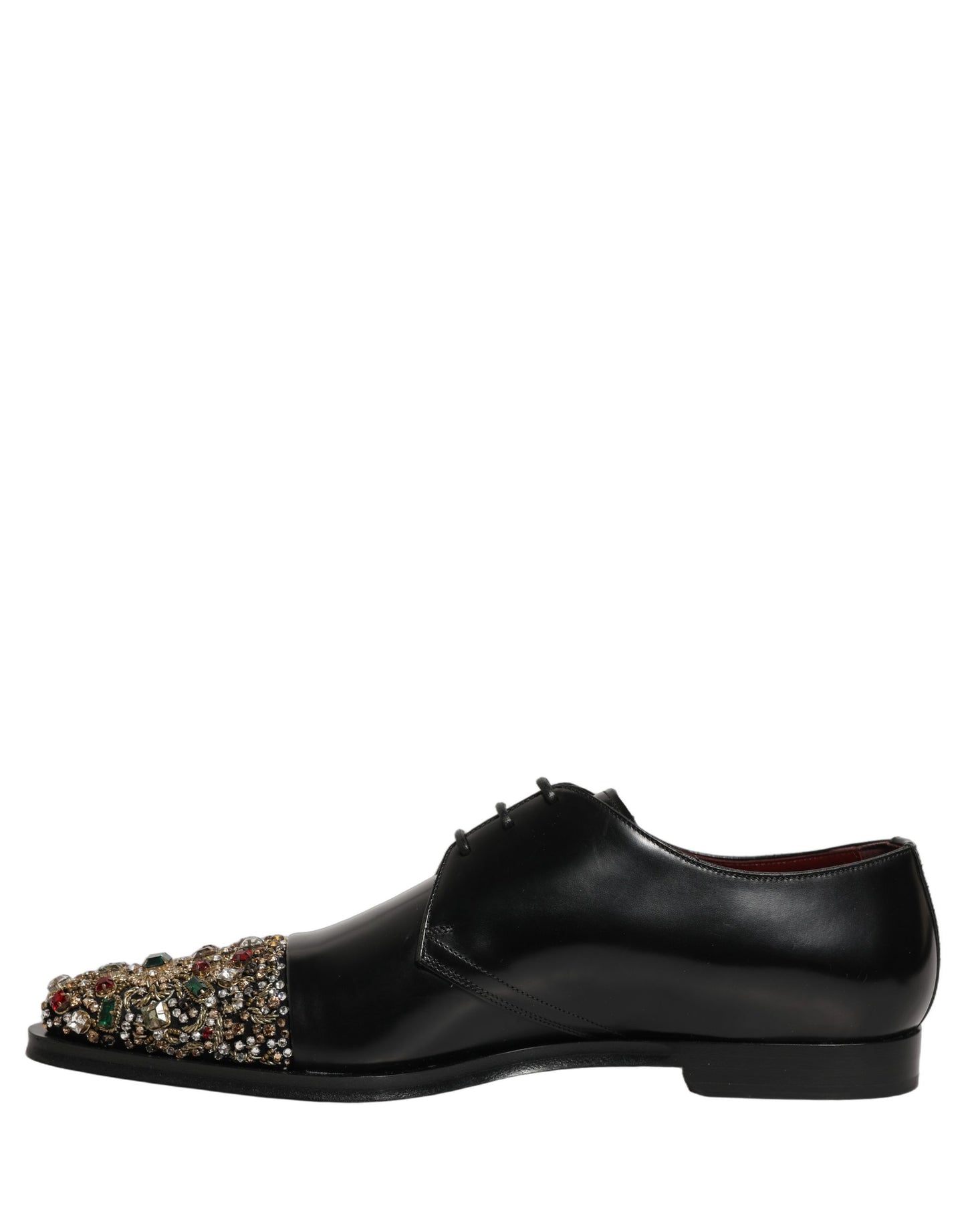 Black Embellished Derby Dress Formal Shoes