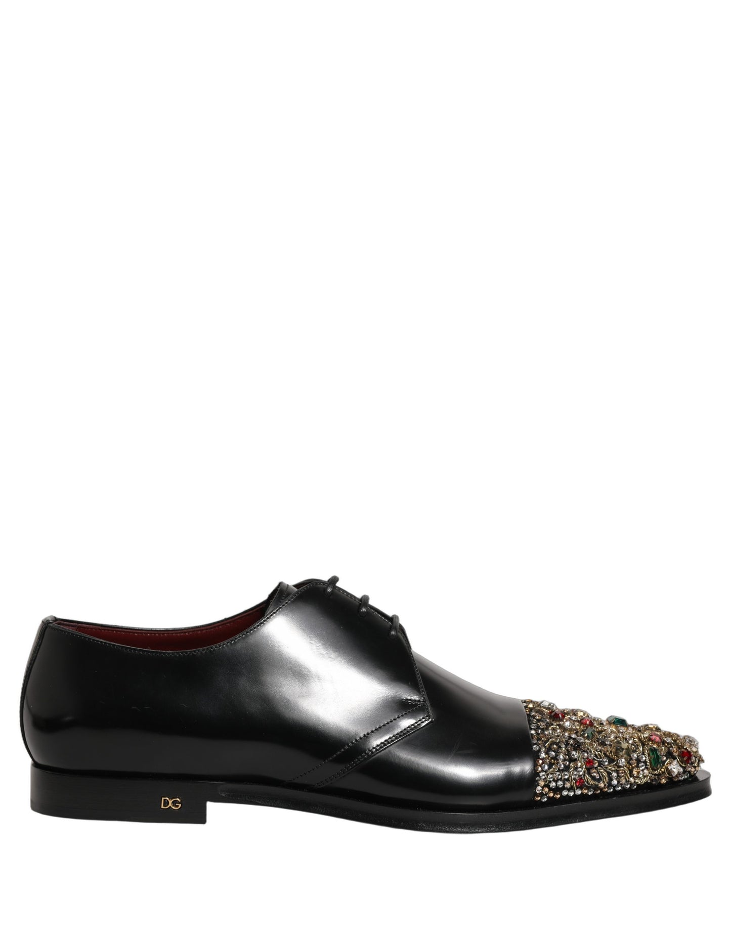 Black Embellished Derby Dress Formal Shoes