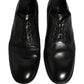 Black Leather Lace Up Derby Dress Formal Shoes
