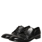 Black Leather Lace Up Derby Dress Formal Shoes
