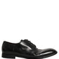 Black Leather Lace Up Derby Dress Formal Shoes