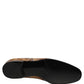 Gold Brocade Baroque Men Loafers Shoes