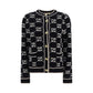 Black Wool Oves Aries Cardigan