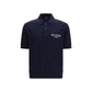 Blue Wool Oves Aries Polo Shirt