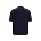 Blue Wool Oves Aries Polo Shirt