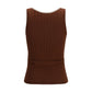 Bordeaux Wool Oves Aries Sleeveles T-Shirt
