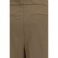 Brown Wool Oves Aries Casual Pants
