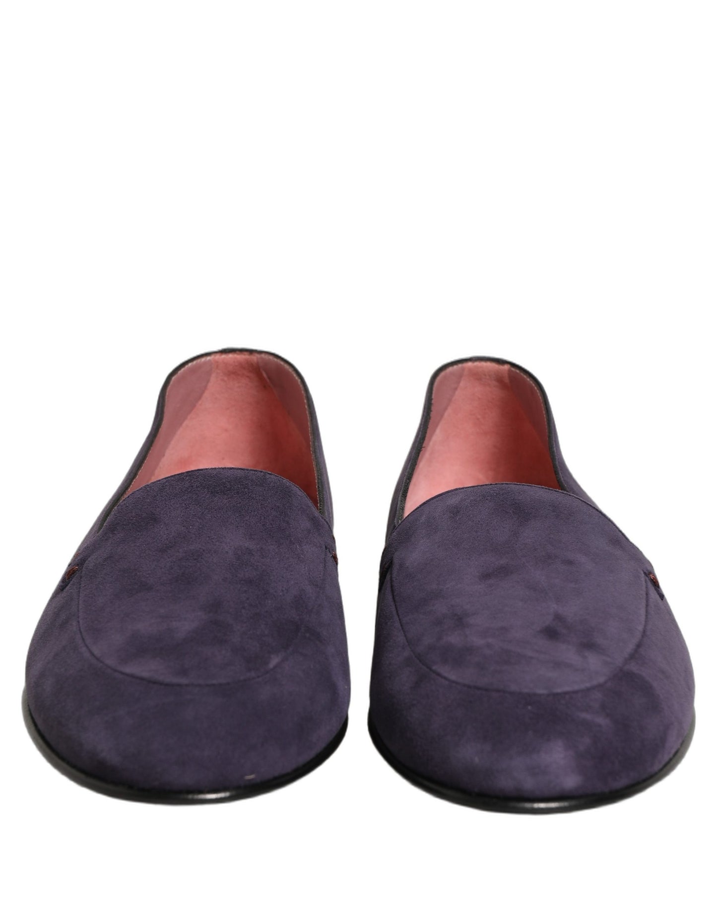 Violet Velvet Slip On Men Flats Loafers Shoes