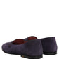 Violet Velvet Slip On Men Flats Loafers Shoes