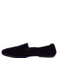 Violet Velvet Slip On Men Flats Loafers Shoes