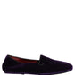 Violet Velvet Slip On Men Flats Loafers Shoes