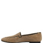 Gold Crystal Embellished Men Loafers Shoes