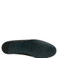 Black Velvet Diamond Stitched Loafers Shoes
