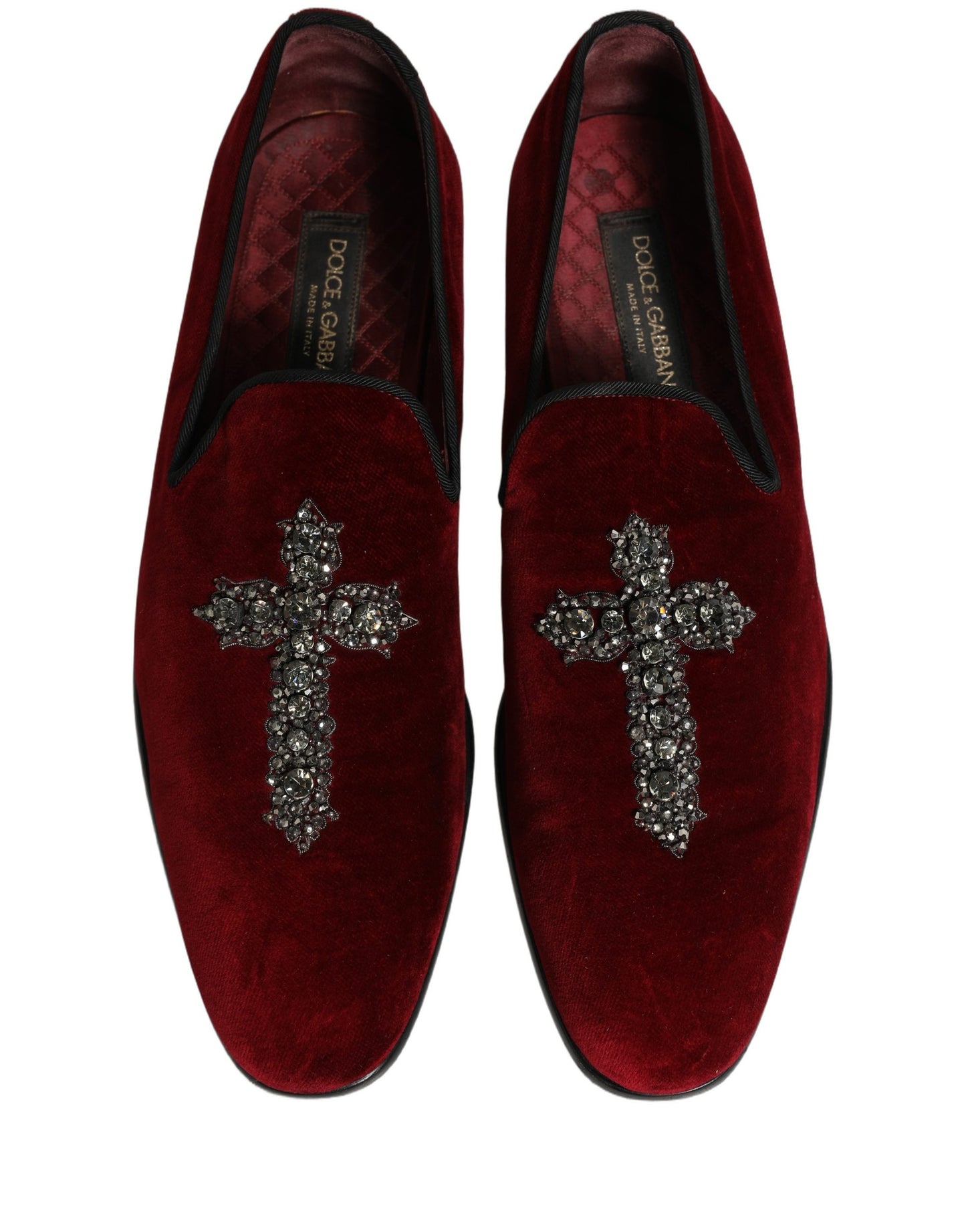 Maroon Suede Cross Slip On Dress Loafers Shoes