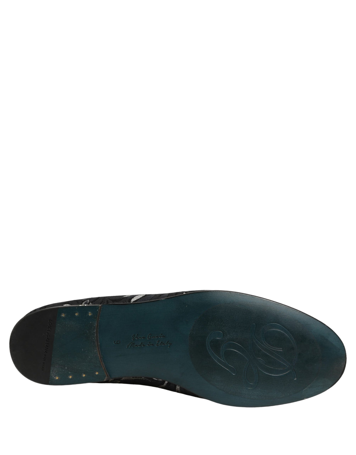 Black Leaf Embroidery Dress Men Loafers Shoes