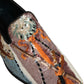 Multicolor Embroidered Sequin Loafers Shoes