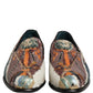 Multicolor Embroidered Sequin Loafers Shoes