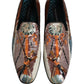 Multicolor Embroidered Sequin Loafers Shoes