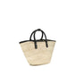 Beige Raffia Shoulder Bag