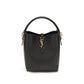 Black Calf Leather Bos Taurus Backet Bag