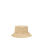 Beige Raffia Bucket Hat