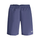 Blue Polyester Men's Swim Boxer