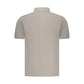 Gray Cotton Men's Polo Shirt