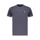 Blue Cotton Men's T-Shirt