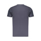 Blue Cotton Men's T-Shirt