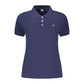 Blue Cotton Women's Polo Shirt