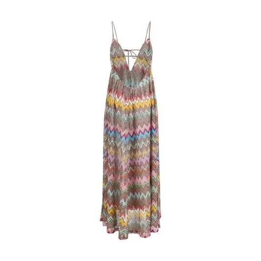 Multicolor Viscose Casual Dress