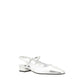 Silver Calf Leather Bos Taurus Platform Loafers