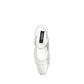 Silver Calf Leather Bos Taurus Platform Loafers