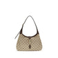 Beige Fabric Shoulder Bag